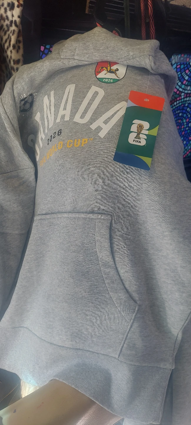Canada 2026 FIFA World Cup Grey Hoodie