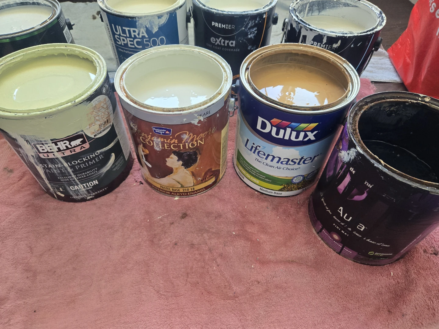 Assorted Wall Paints, Wood Finish and Vinyl Adhesive - photo 3