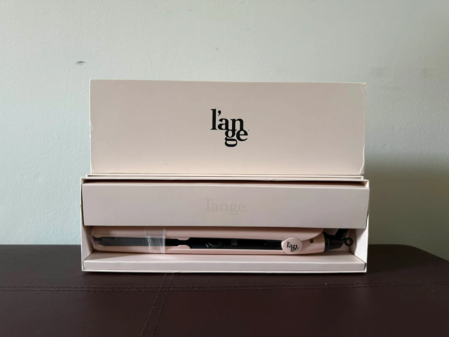 L'ange Ceramique 1-Pass Flat Iron - Blush