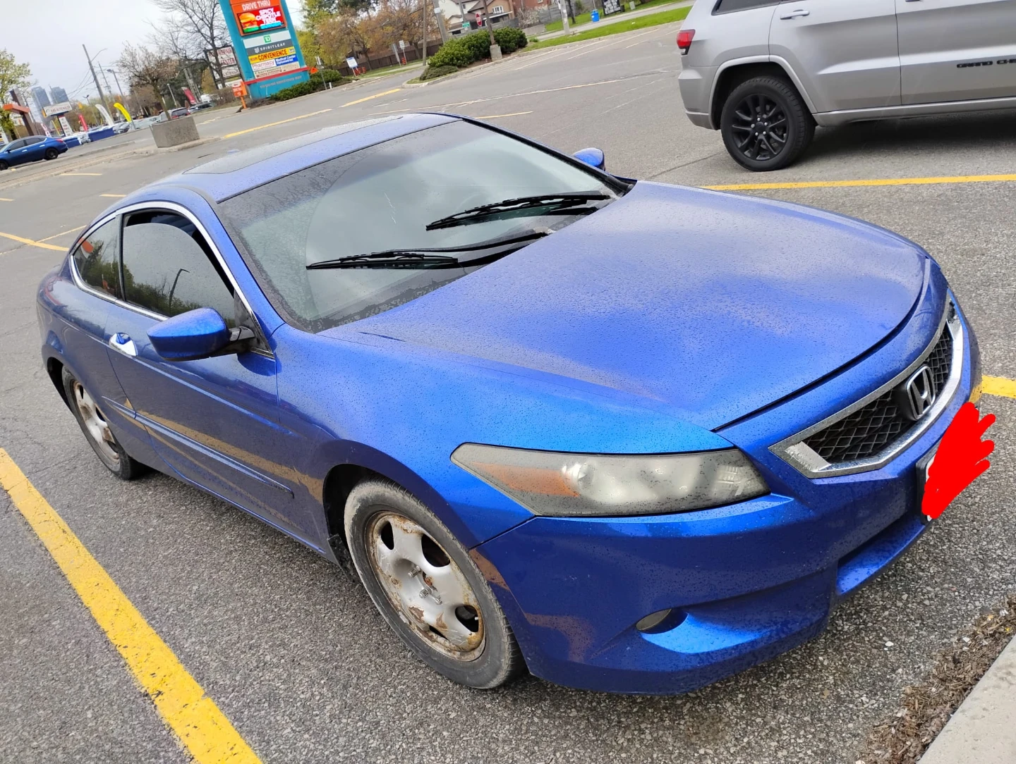 Blue Honda Accord Coupe