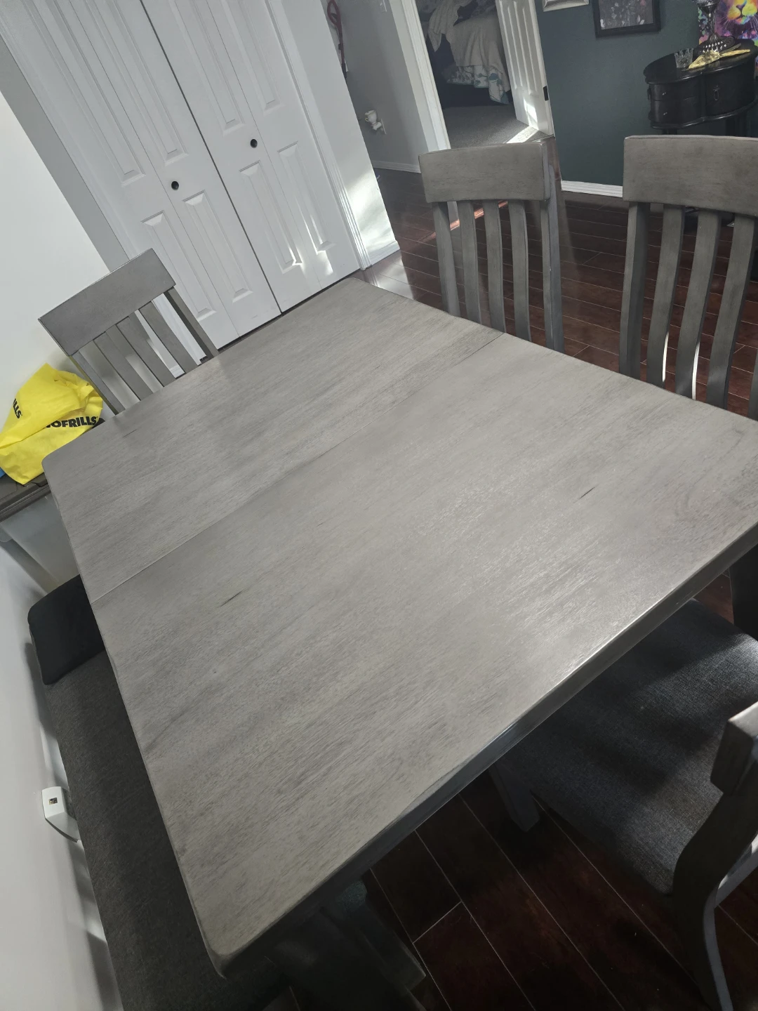 Hallanden Dining Set - Gray / 6-Piece - photo 2