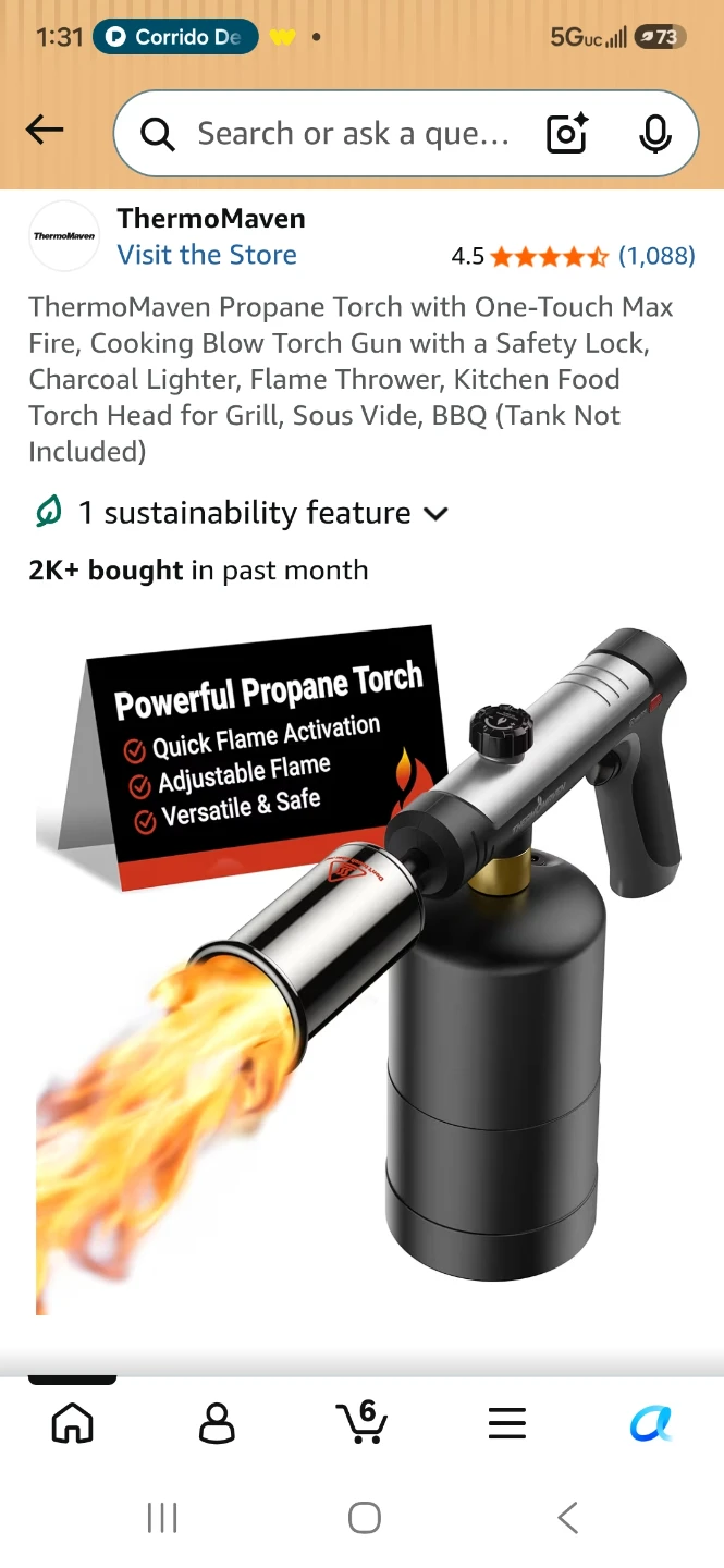 ThermoMaven Propane Torch MAX 3272°F