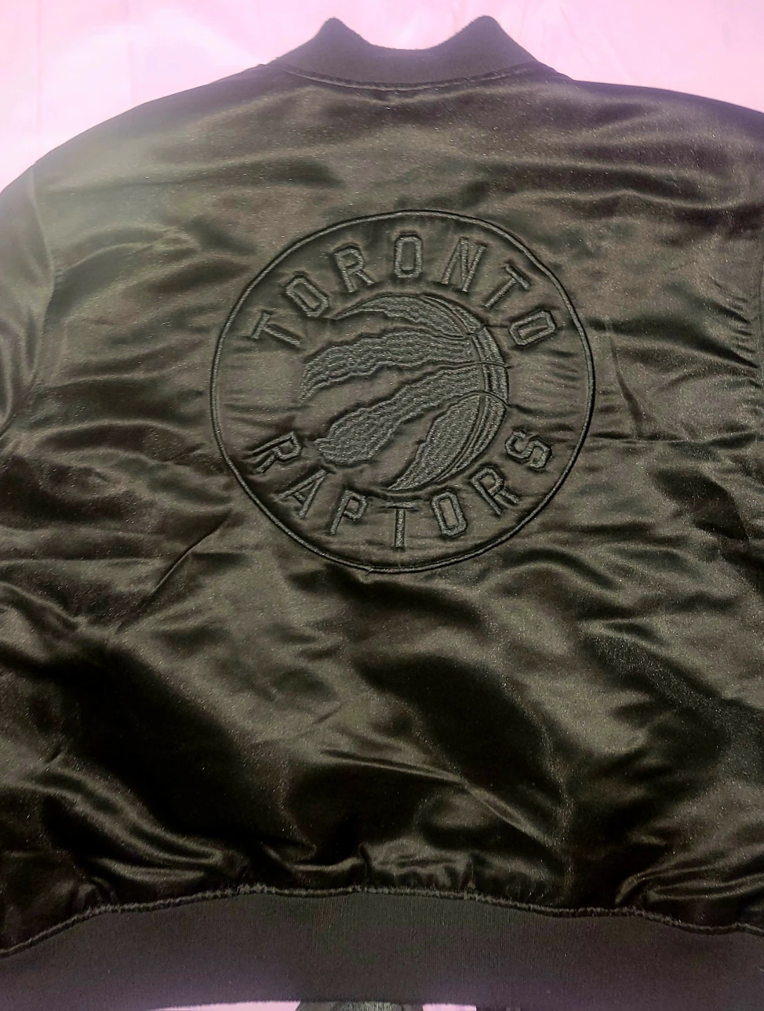 Toronto Raptors NBA "BLACKOUT" Bomber Jacket XL - photo 2
