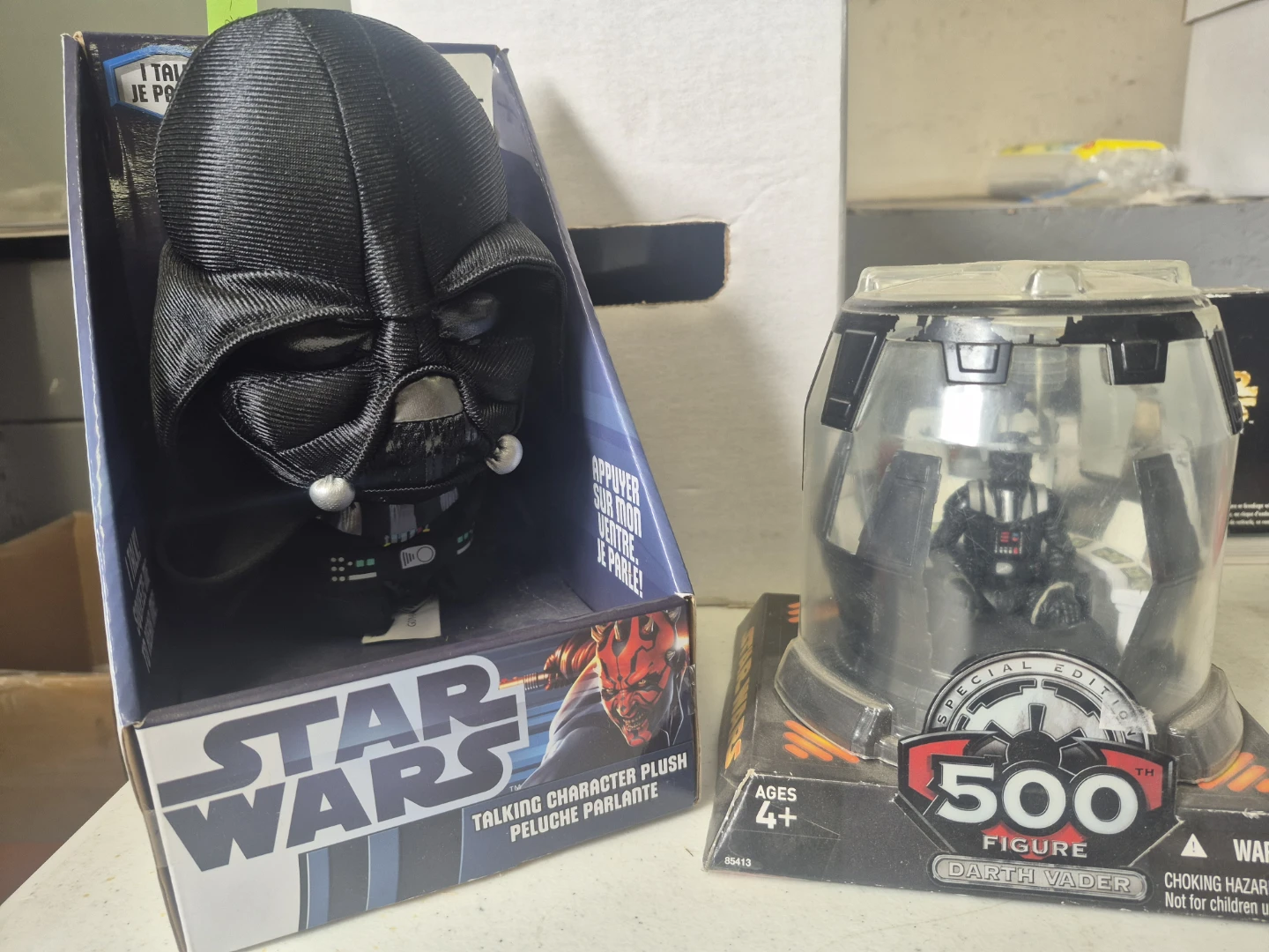 Star Wars Talking Darth Vader Plush and 500 Figure
