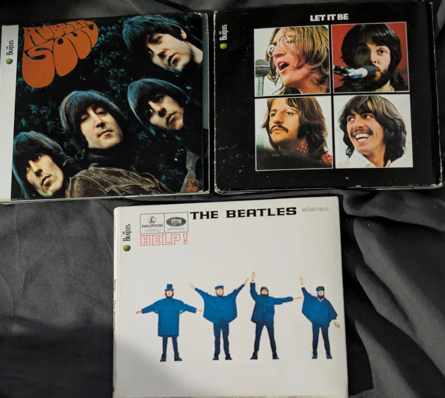 The Beatles Rubber Soul, Let it Be & Help! CD Bundle