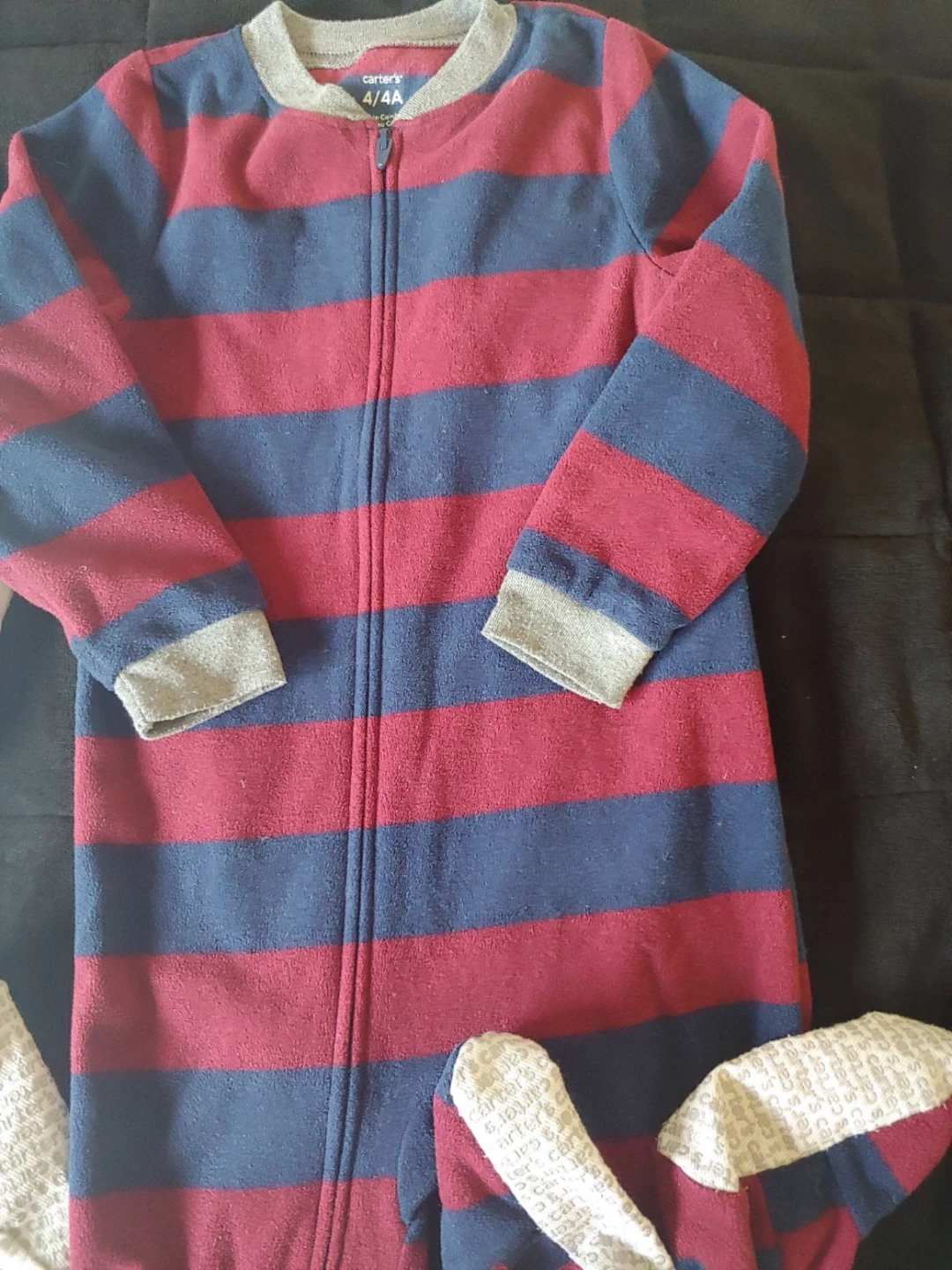2 Carter's Fleece Sleepers Size 4/4A - photo 4