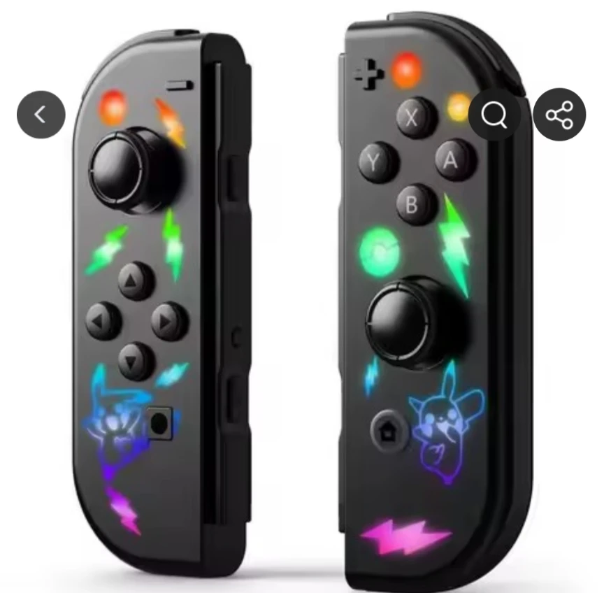 Nintendo Switch Joy-Con Controllers - Lightning Strap Design - photo 2