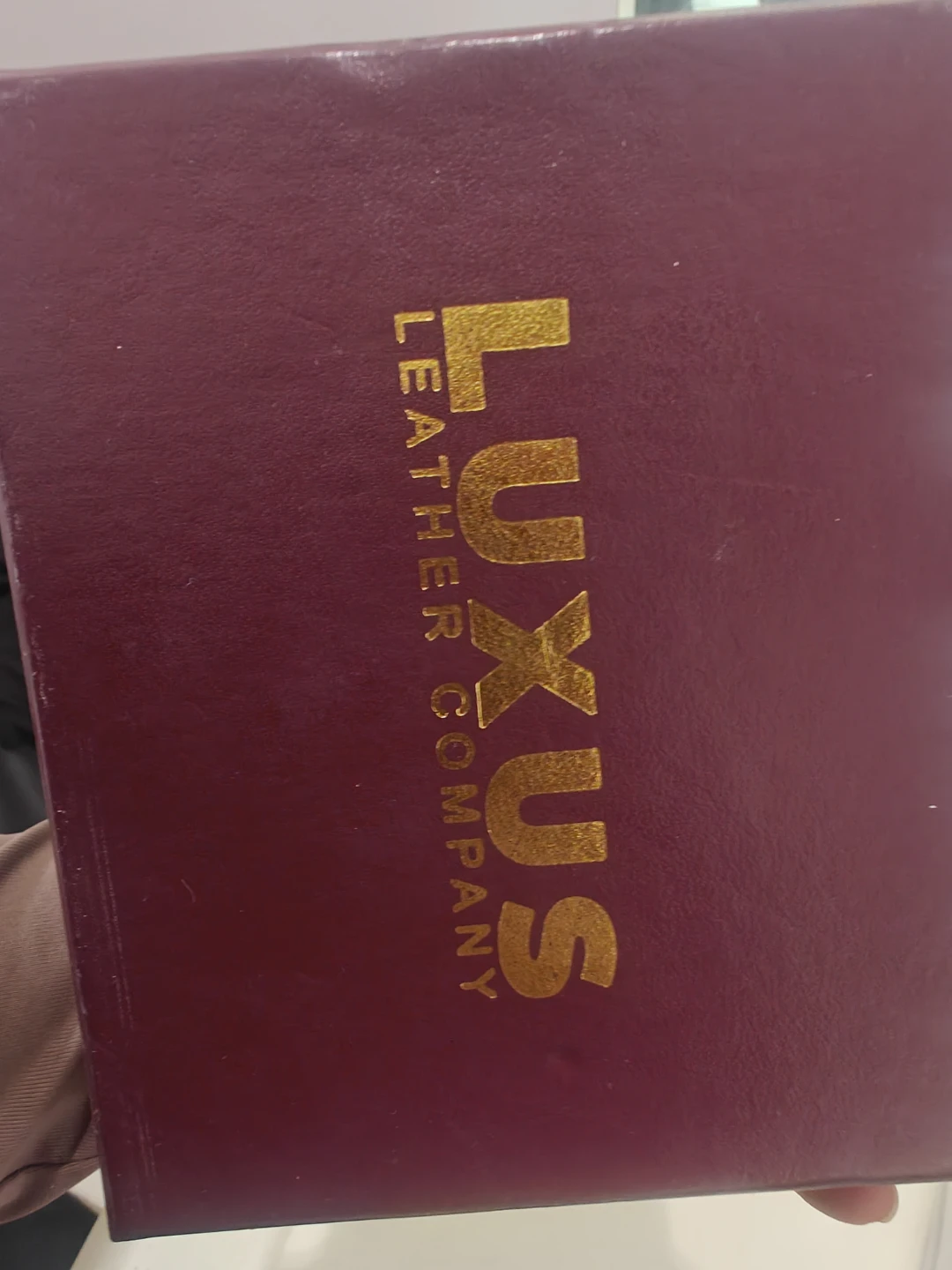 LUXUS 100% Genuine Leather Bi-Fold Wallet