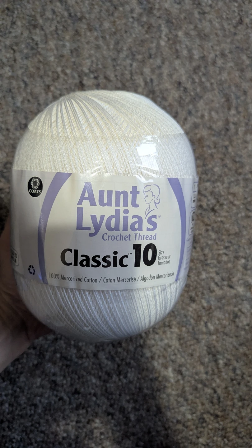 Aunt Lydia's Classic 10 Crochet Thread - 2730 YD