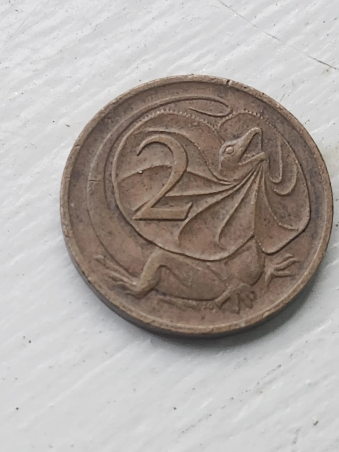 Australia 2 Cent Coin 1971 - photo 2