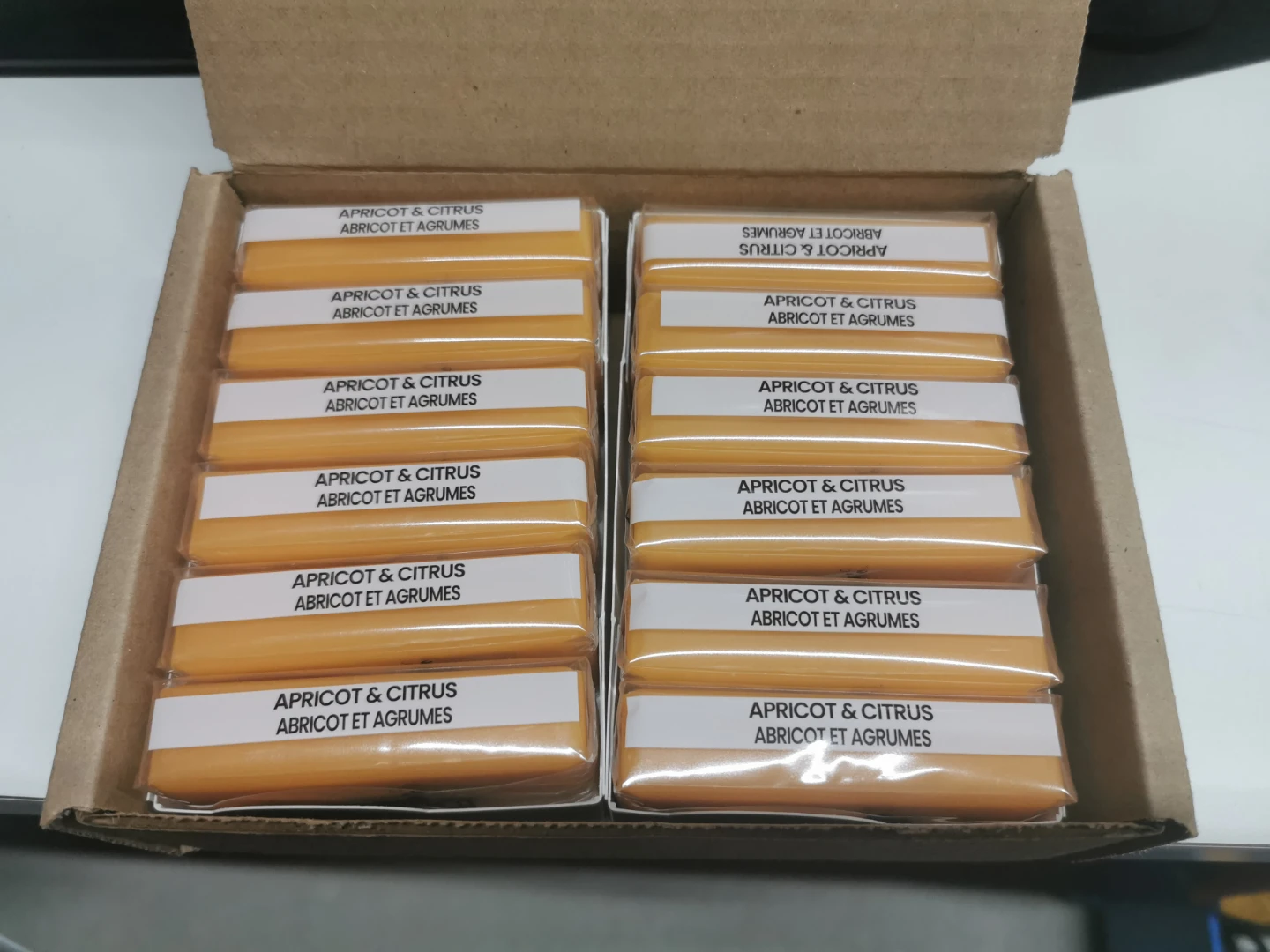 Apricot & Citrus Soap Bars - 10 Pack