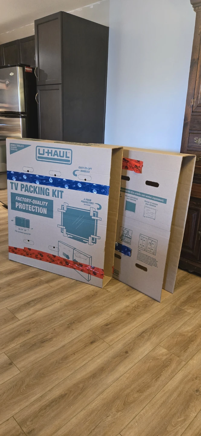 U-Haul TV Packing Kit - Fits Screens up to 70" - photo 2