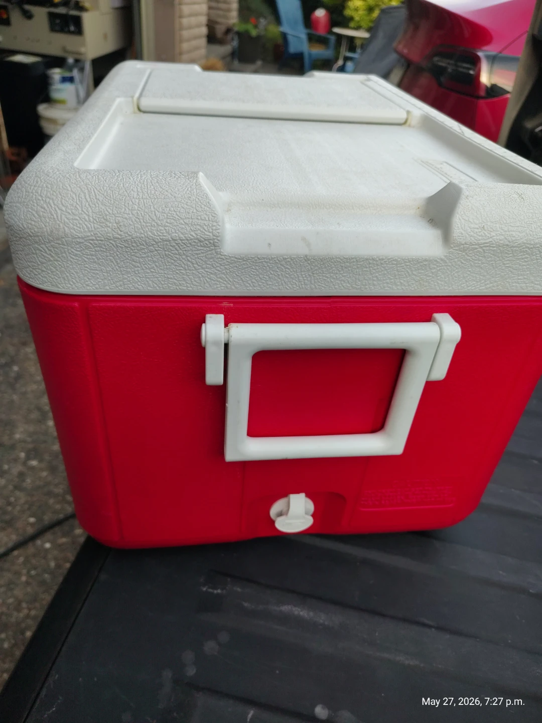 Coleman Vintage 🥕 40qt Fishing 🎣🦦 Camping Cooler - photo 3
