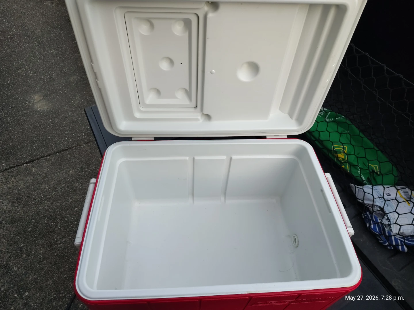Coleman Vintage 🥕 40qt Fishing 🎣🦦 Camping Cooler - photo 4