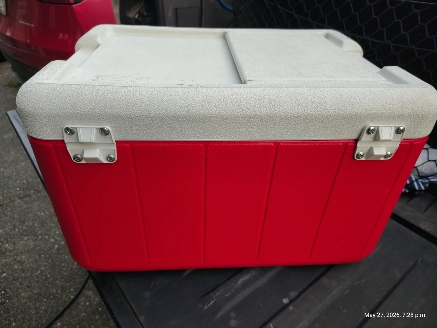 Coleman Vintage 🥕 40qt Fishing 🎣🦦 Camping Cooler - photo 5