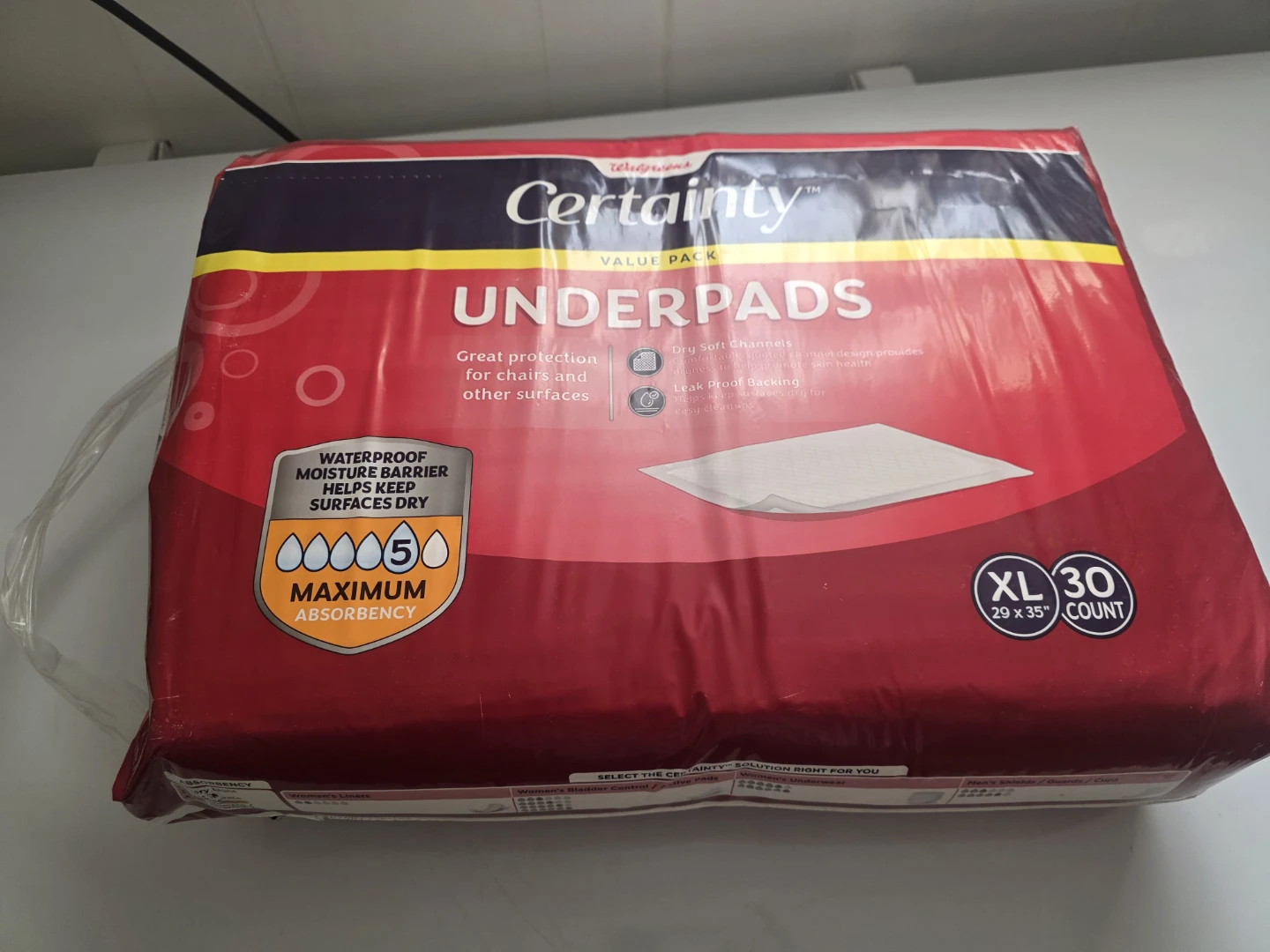 Certainty Underpads XL 30 Count - photo 3