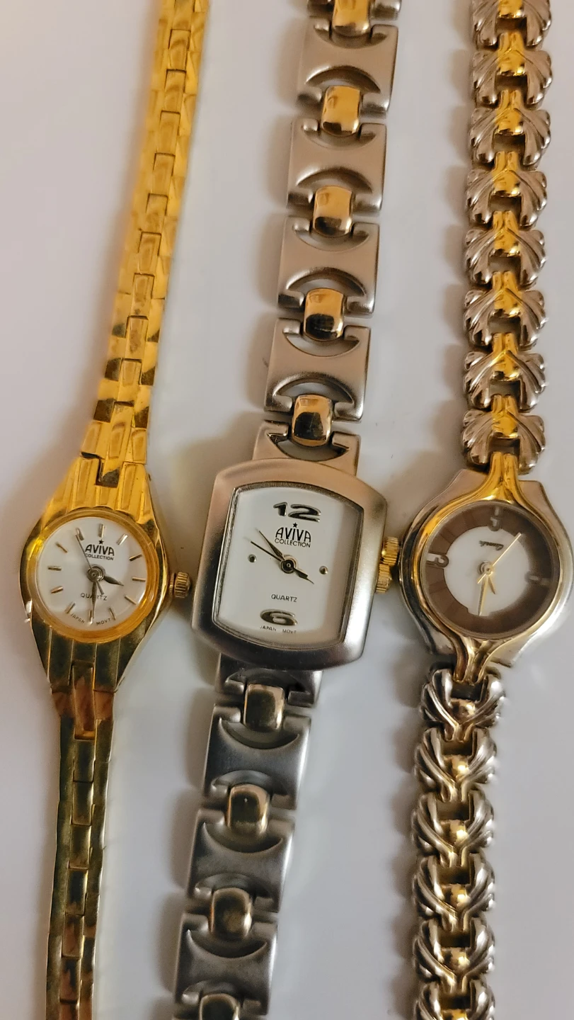 Lot of 3 Aviva Quartz Ladies' Watches (6) - photo 2