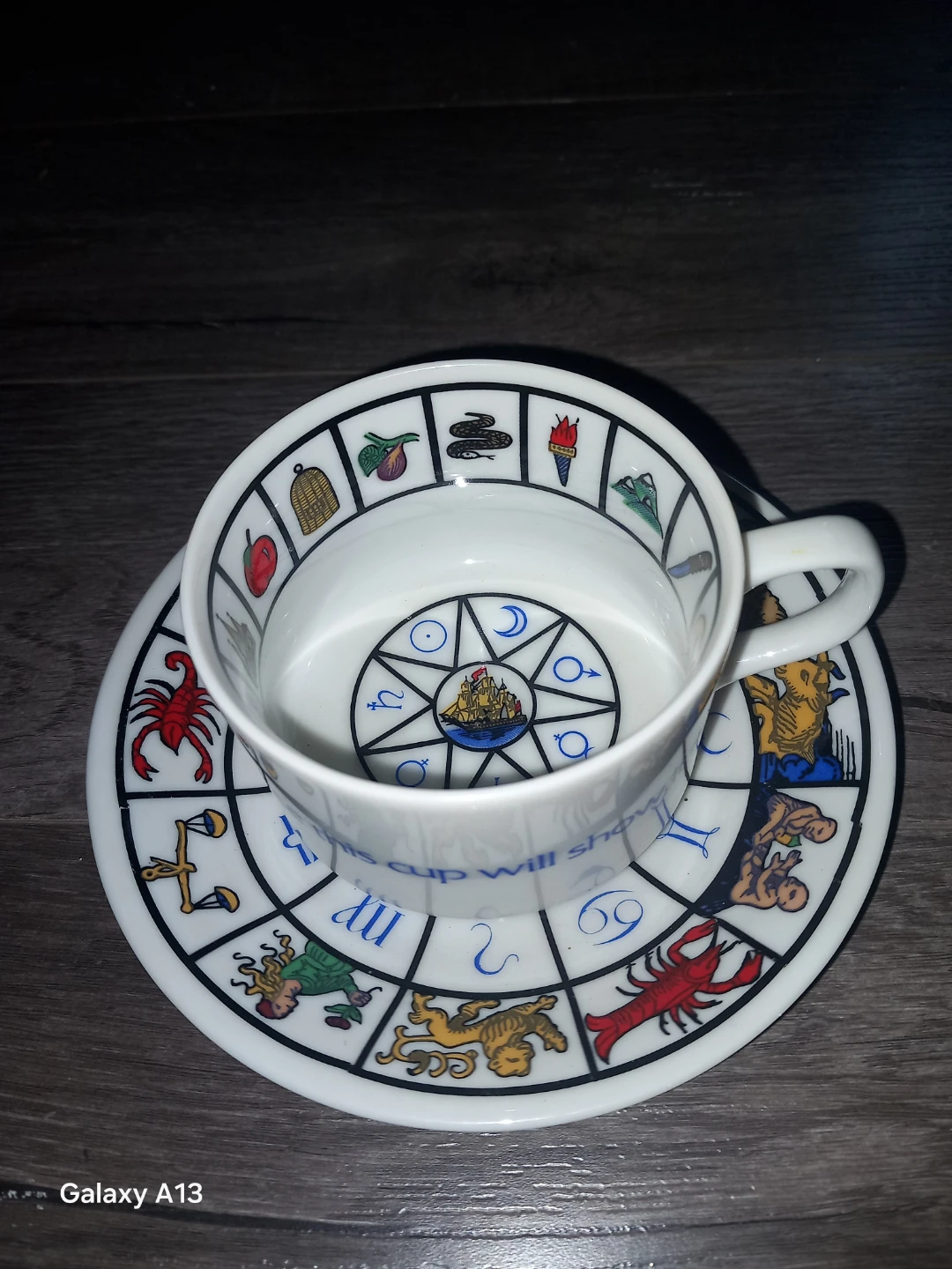 Knobler Japan Zodiac Tea Cup and Saucer Set