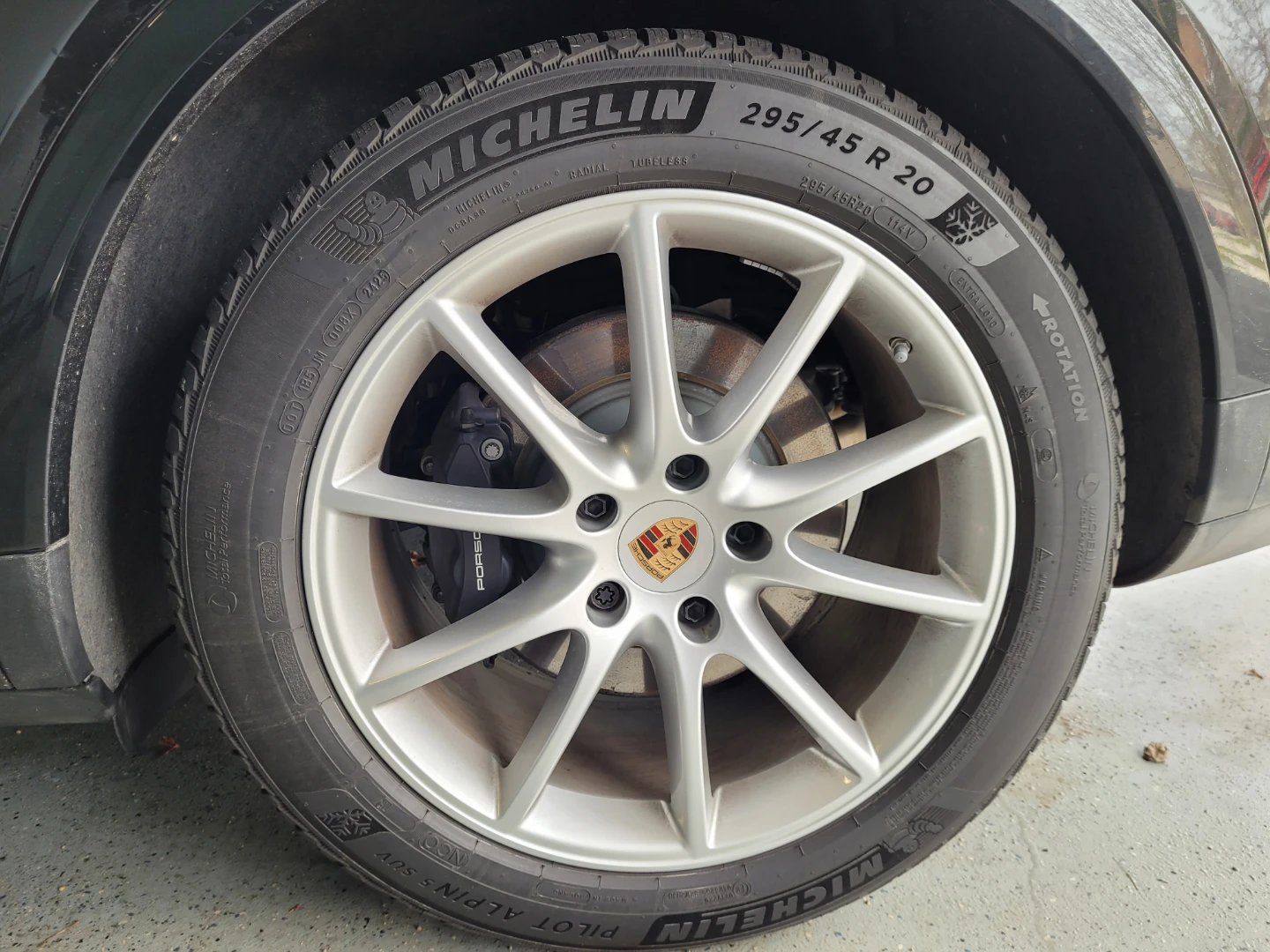 Porsche 20-inch Cayenne Design Winter Wheel Set - photo 3