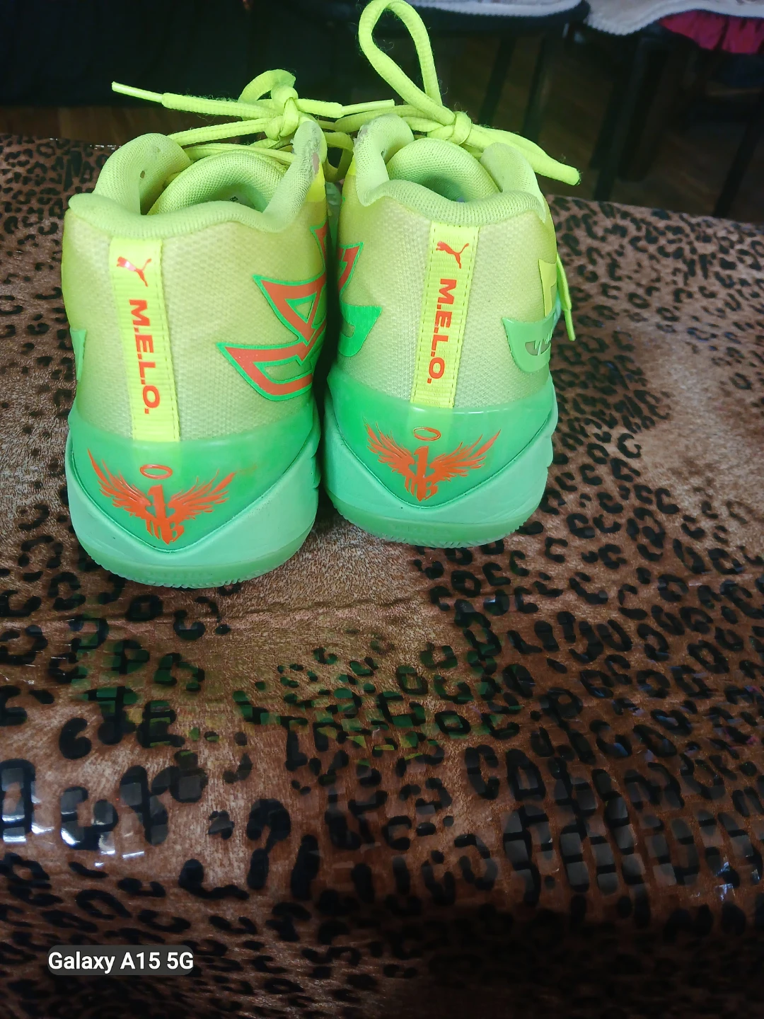 Puma MB.01 Low Basketball Shoes Neon Green/Orange - photo 2