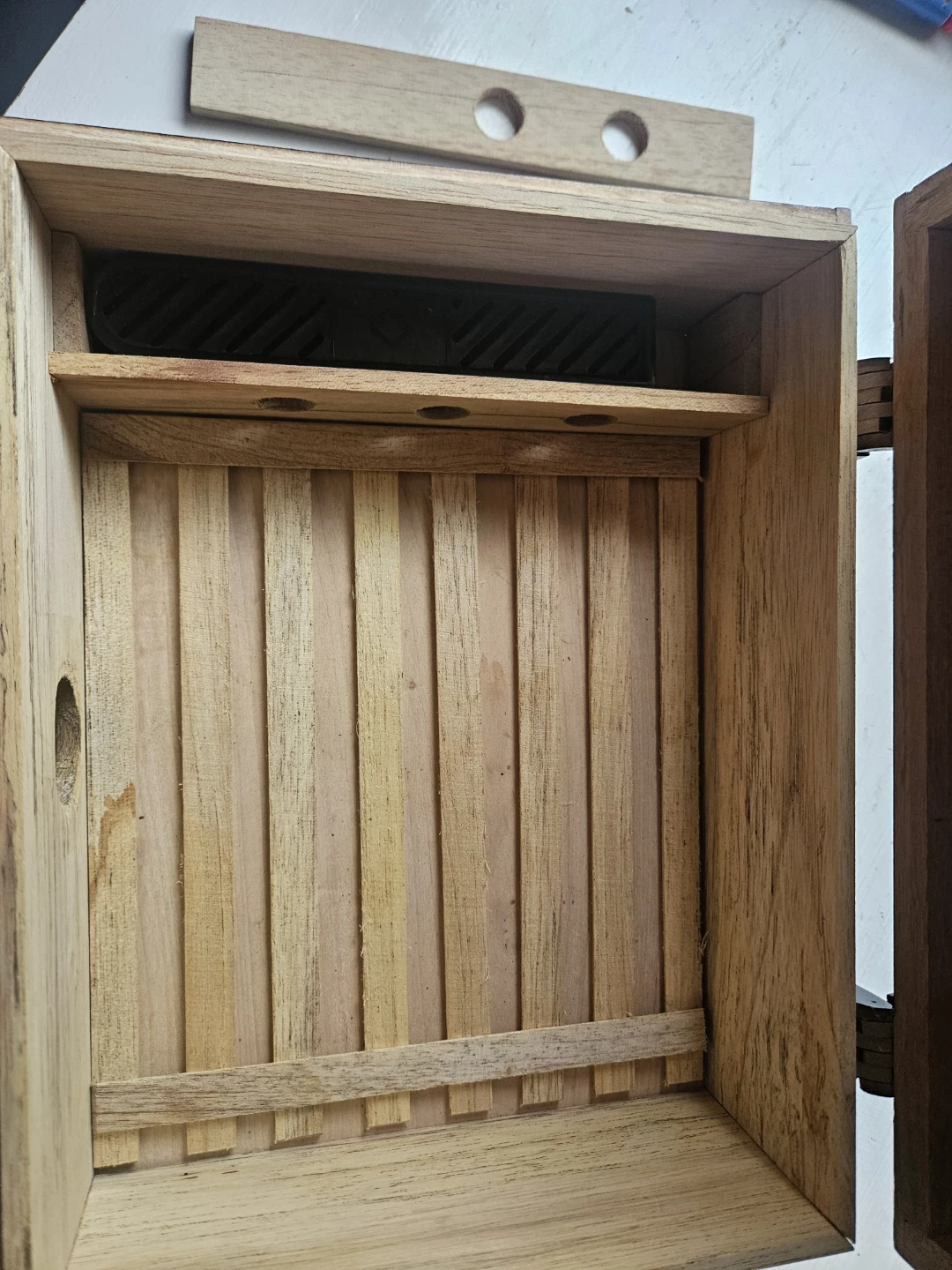 Handmade cuban humidor with imate digital hygrometer - photo 3