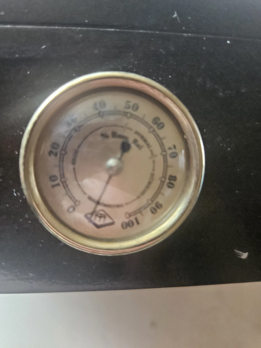 Handmade cuban humidor with imate digital hygrometer - photo 5