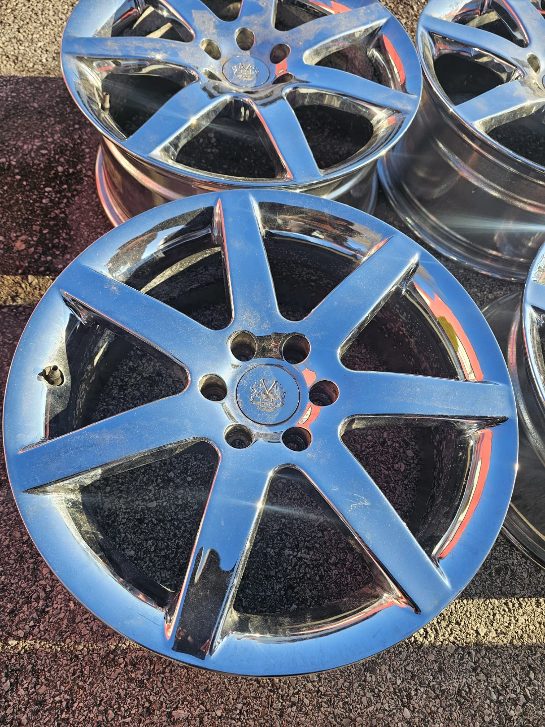 5 New 18 inch Vogue rims wheels 6x120 6x4.75 6 lugs - photo 4