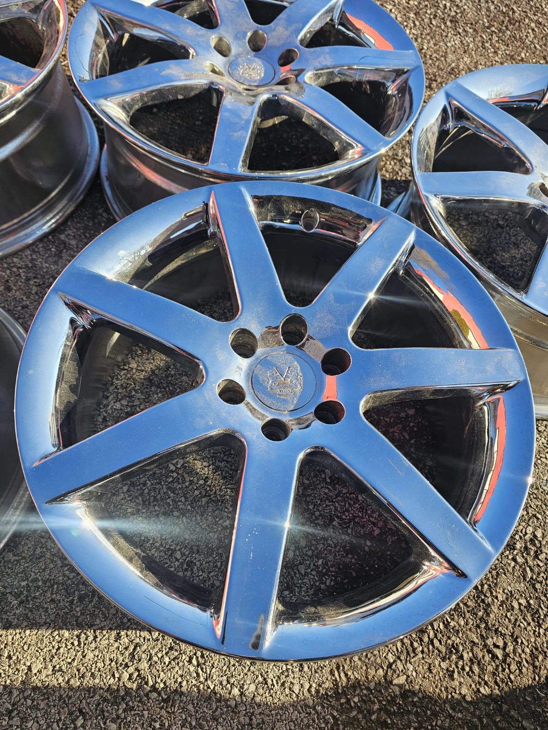 5 New 18 inch Vogue rims wheels 6x120 6x4.75 6 lugs - photo 5