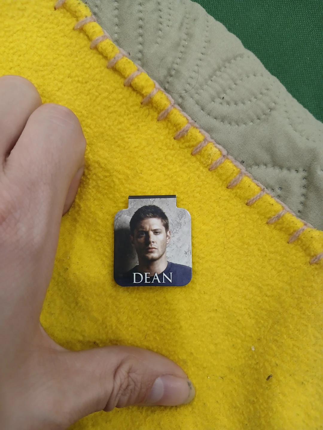 Supernatural Dean Metal Bookmark Clip