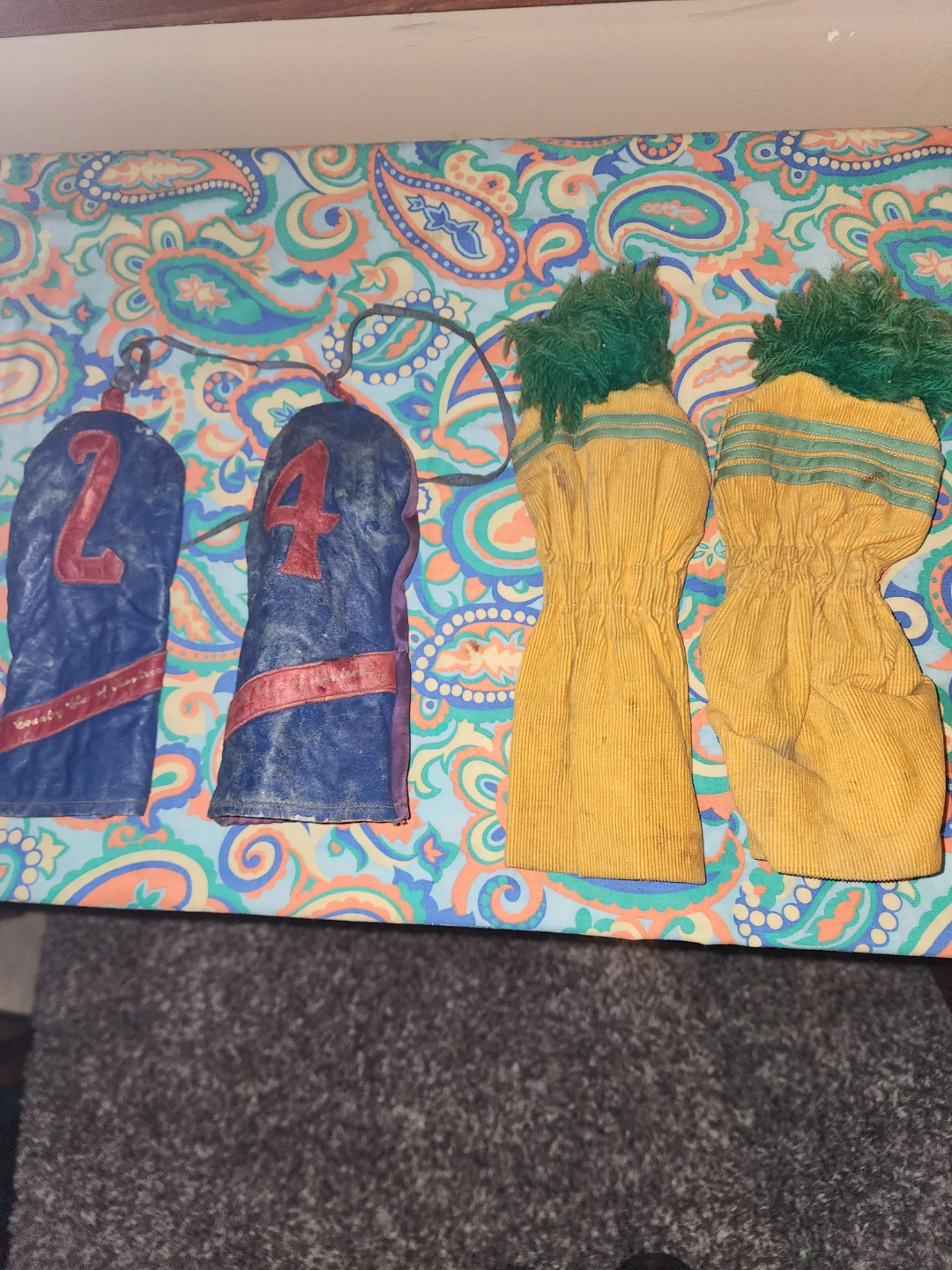 Vintage Golf Club Head Covers - Set of 4