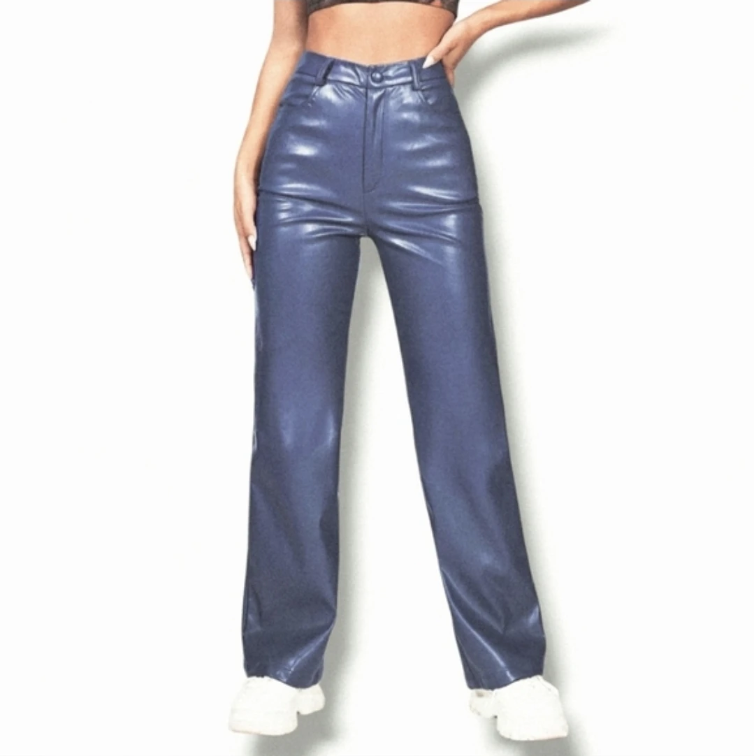 SHEIN Faux Leather Pants