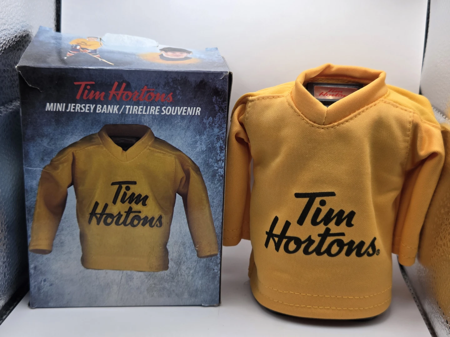 Sidney Crosby Tim Hortons Mini Jersey Piggy Bank (Open Box)