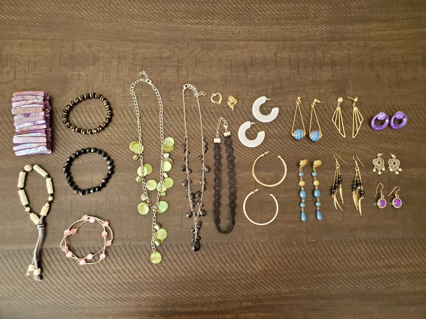 Fun Jewelry Lot - Bracelets, Necklaces, Earrings, Pendants