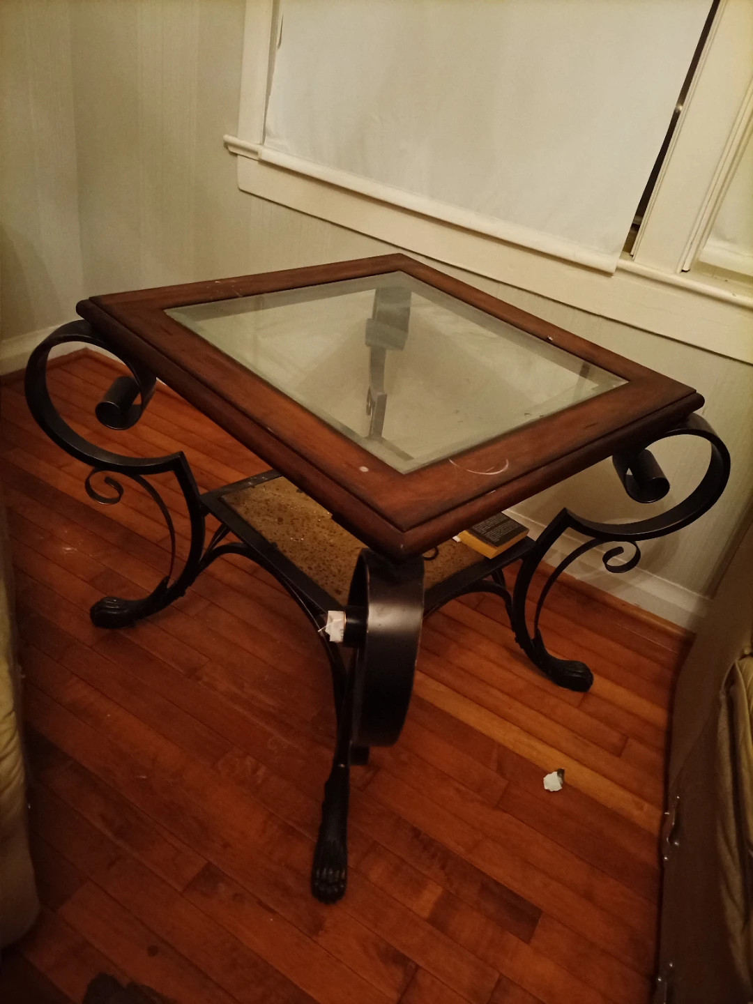 3 Piece Wrought Iron Vintage Tables - photo 2