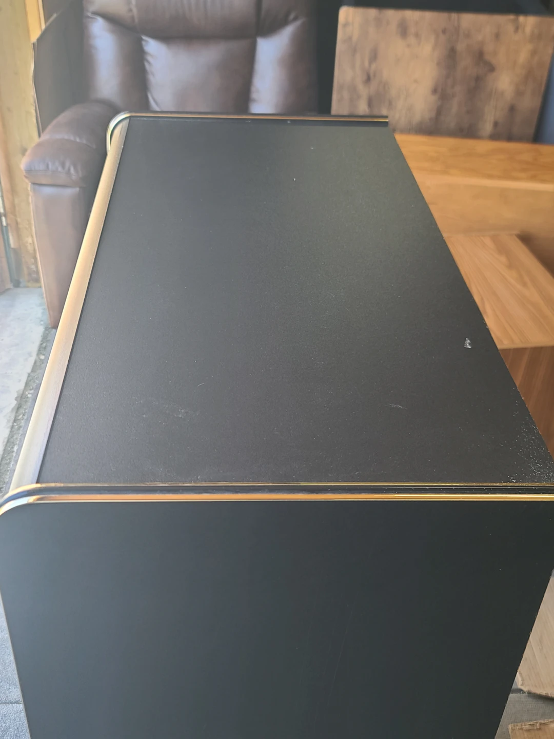 Black Armoire Cabinet with Drawers - photo 5