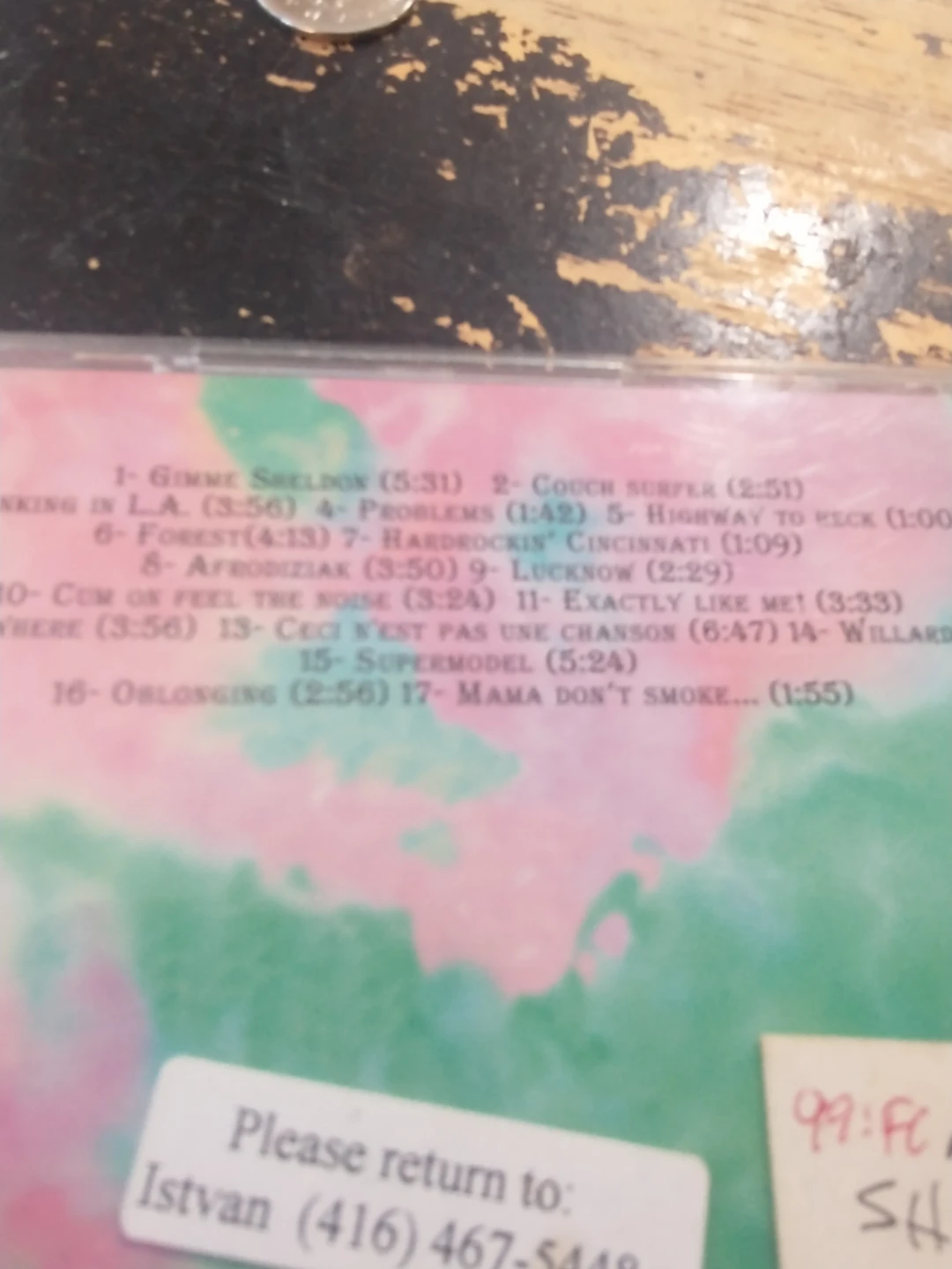 Bran Van 3000 "Gimme Sheldon" CD - photo 4