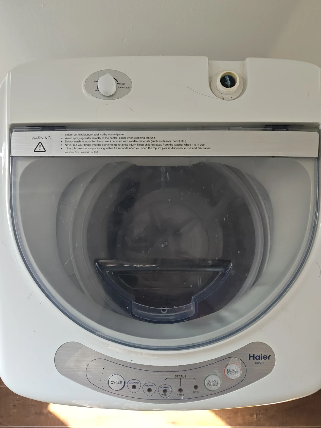 Haier HLP21E Portable Clothes Washer 1.0 Cu.ft - photo 2