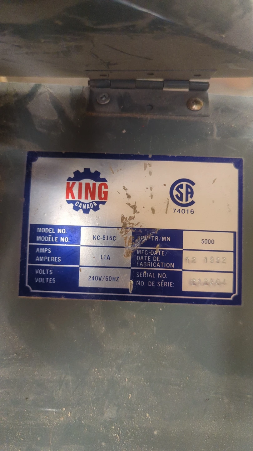 KING 16" AUTO PLANER KC-816C