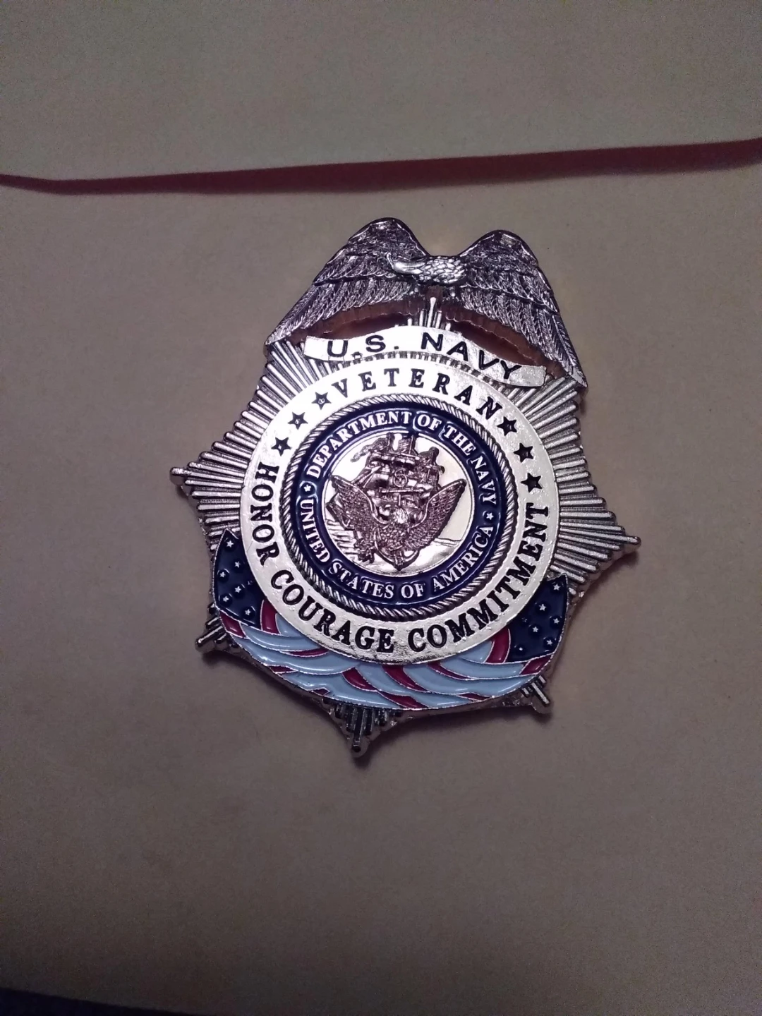 U.S. Navy Veteran Badge