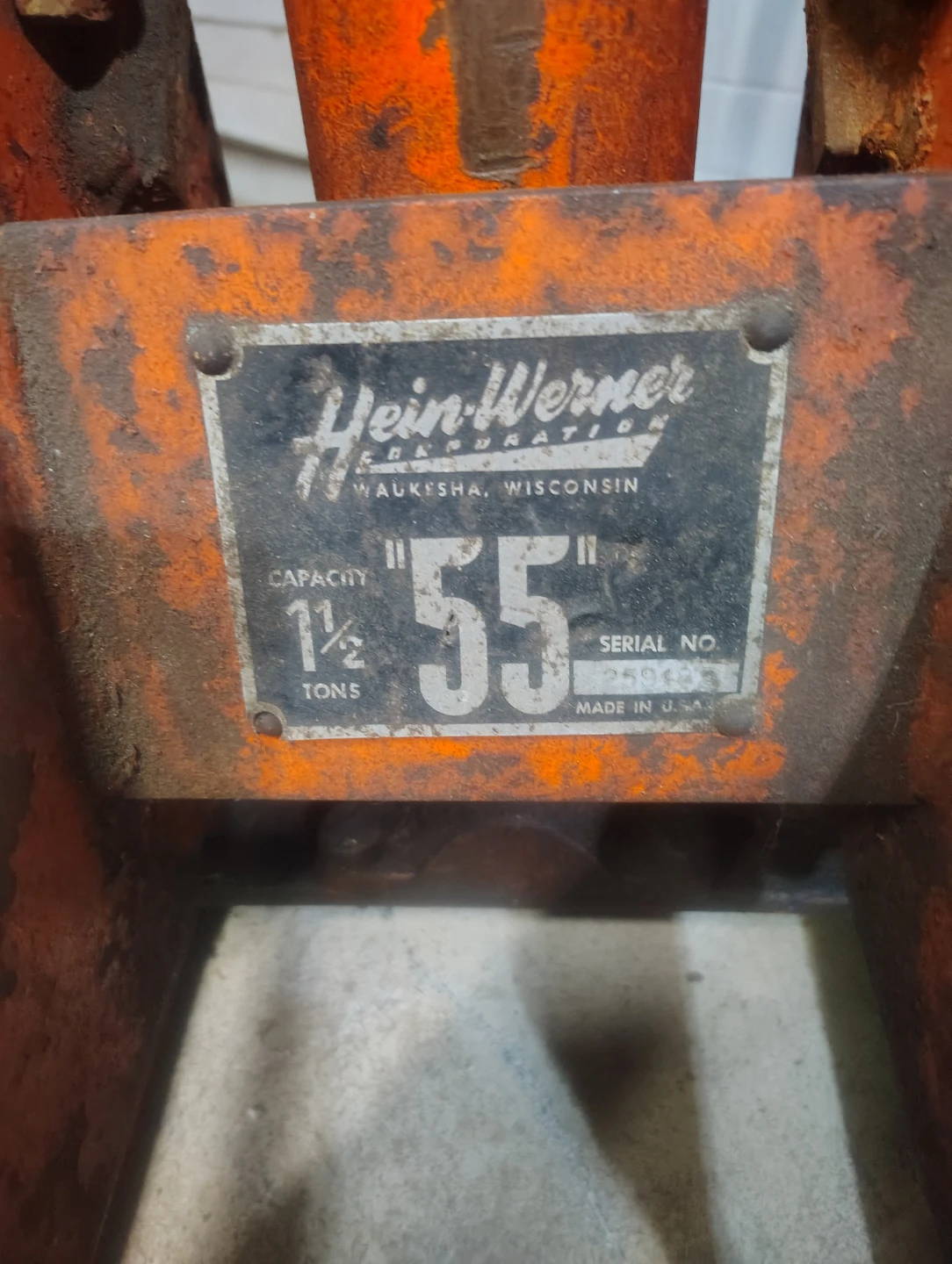 Hein-Werner "55" Hydraulic Floor Jack - photo 2