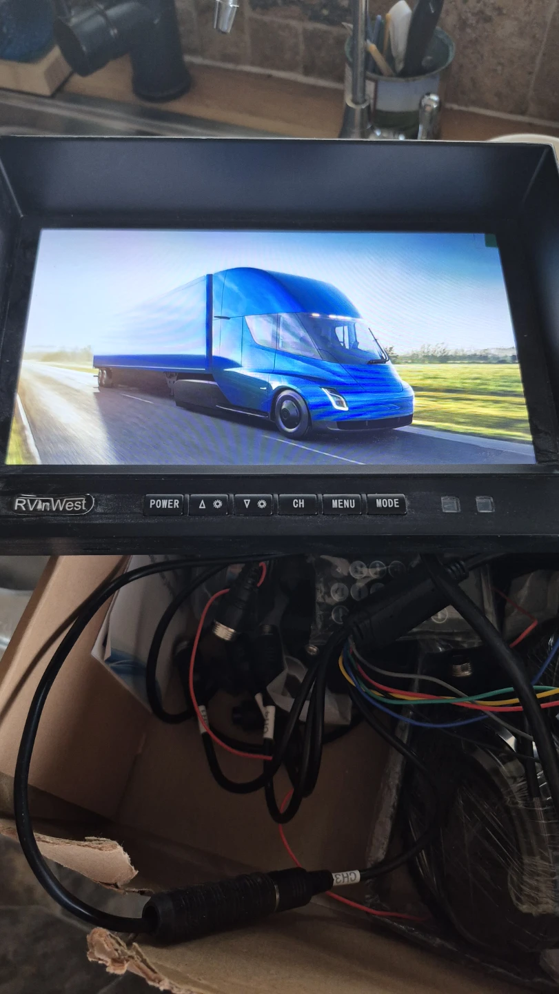 Truck,RV, NEW, 4CH 4K,1080P Vehicle Backup Camera Monitor System