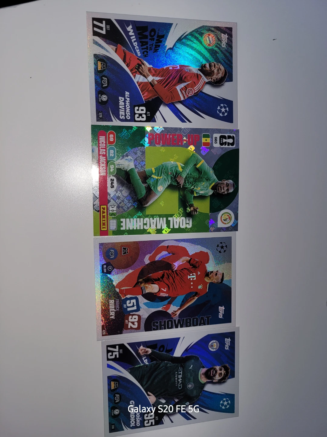 Match attax cards