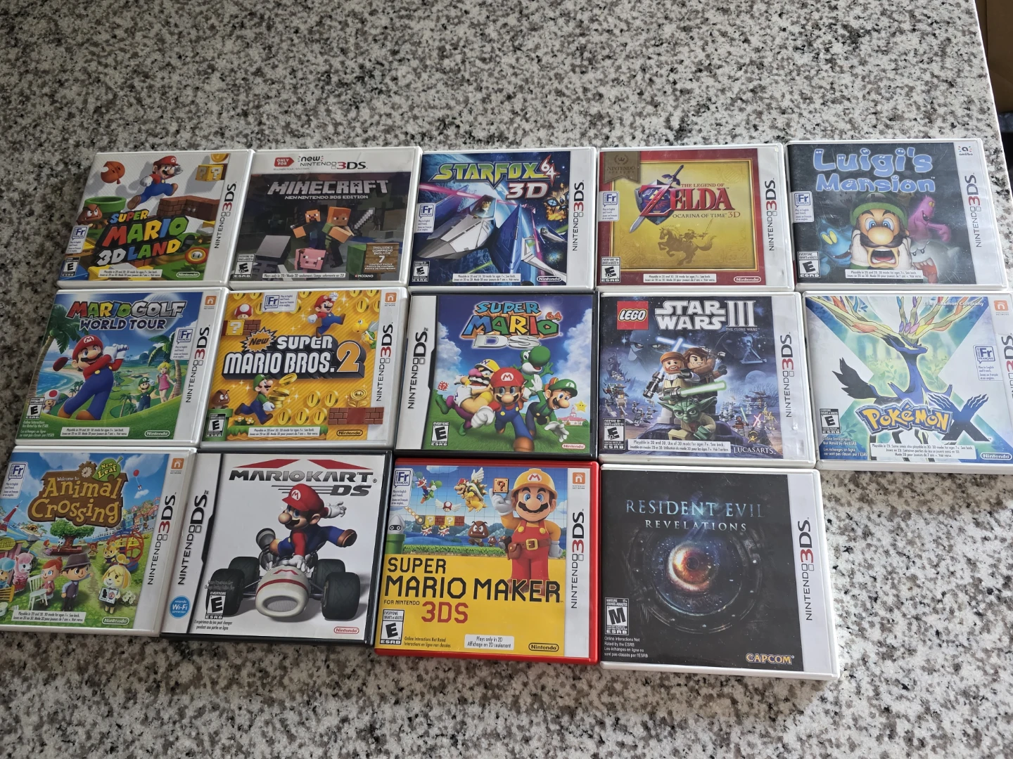 Nintendo 3DS Game Bundle - Mario, Zelda, Pokemon, and more!