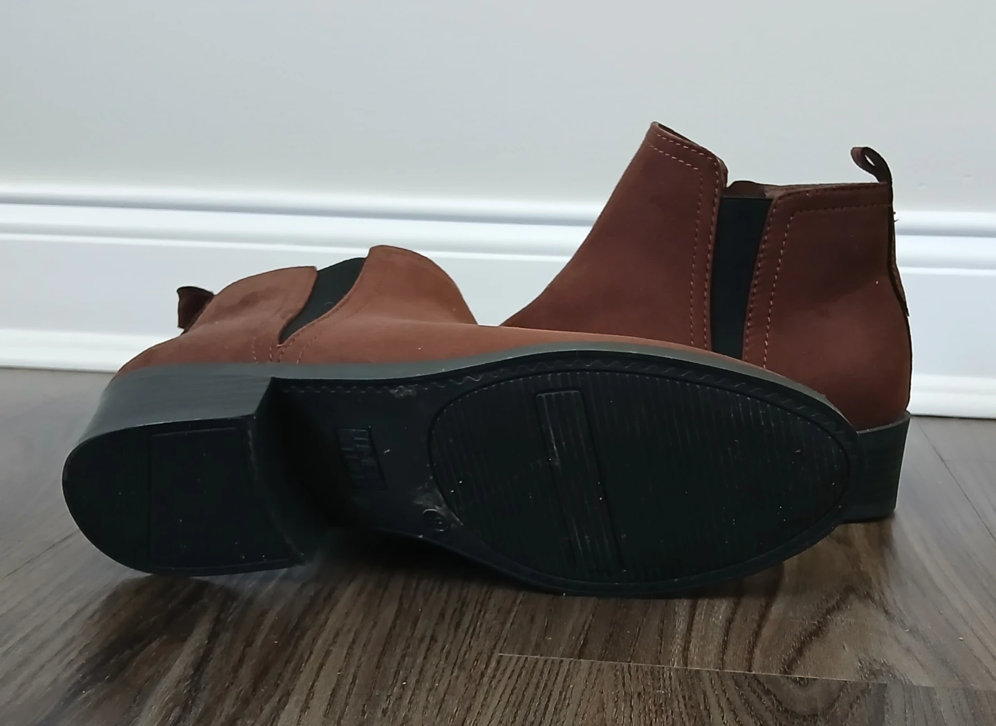 Brown Faux Suede Ankle Boots - photo 2
