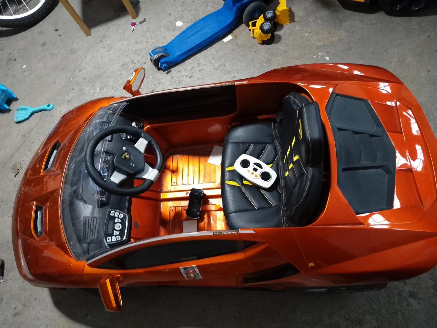 Kids Ride-On Electric Car - Orange - photo 2