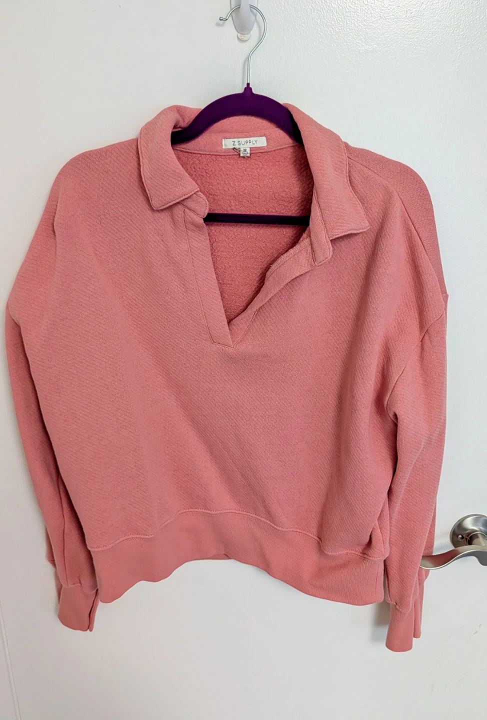 Z Supply Collared Sweatshirt - Women's Size Medium