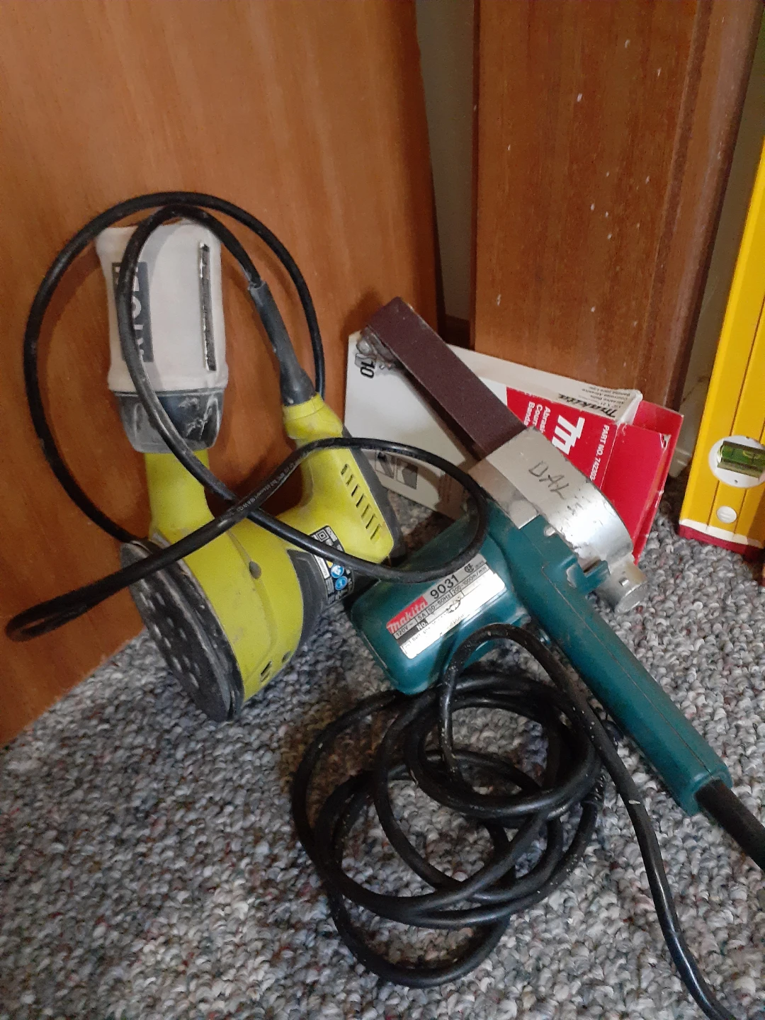 Makita 9031 Belt Sander & Ryobi Sander