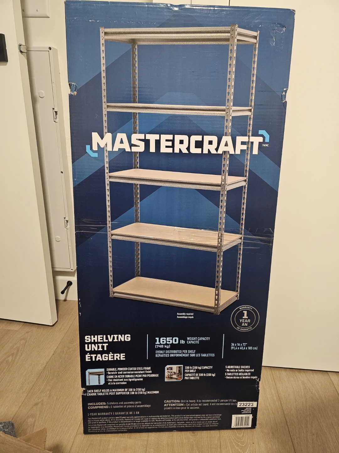 Mastercraft Shelving Unit - photo 2