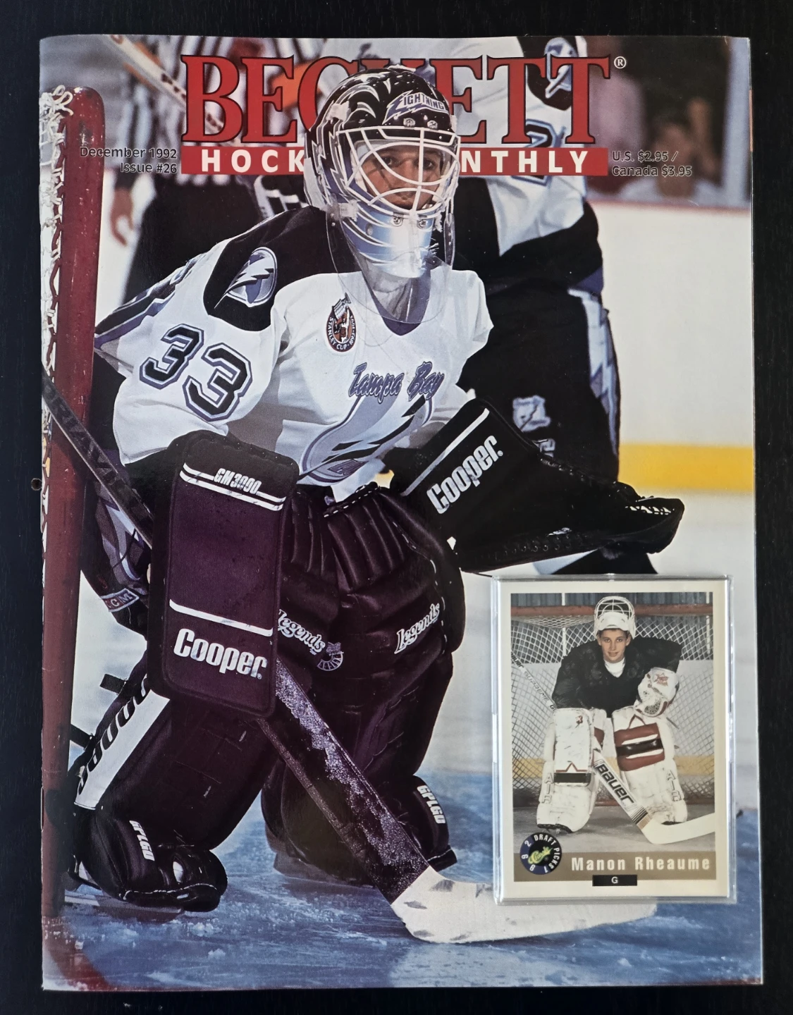 Vintage Manon Rheaume Lot- 92 Beckett And R.C. NRMT-MT