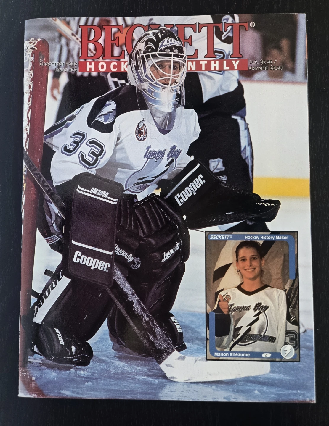 Vintage Manon Rheaume Lot- 92 Beckett And R.C. NRMT-MT - photo 4